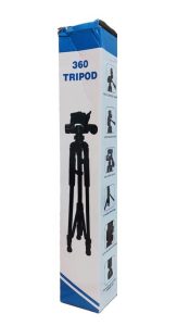 سه پایه نگهدارنده موبایل و دوربین مدل TRIPOD 360 | پایه آلومینیومی با هد پن و قابلیت چرخش 360 درجه
