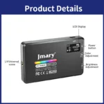 نور ثابت ال ای دی جی ماری مدل فلت Jmary FM-150 RGB