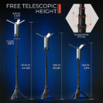 چراغ کار و کمپینگ شارژی 3 پر