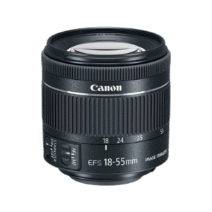 لنز دوربین کانن مدل EF-S 18-55 میلی متر f4-5.6 IS STM