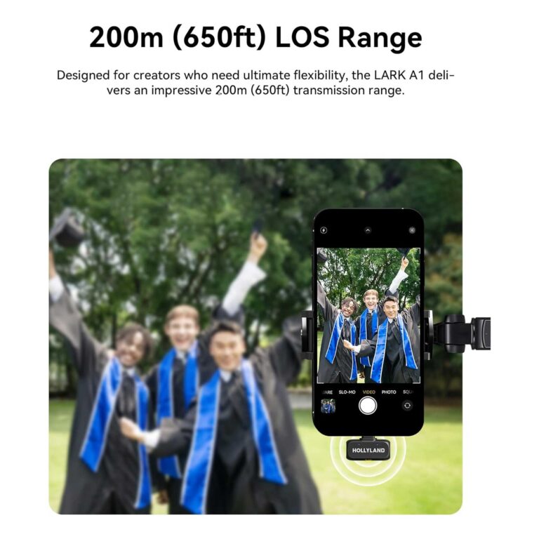 میکروفون یقهای بیسیم هالیلند مدل LARK A1 Mini Duo با کانکتور USB-C