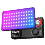 نمای جلو و پشت نور RGB جیماری مدل FM-180RGB