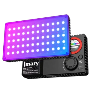 نمای جلو و پشت نور RGB جیماری مدل FM-180RGB
